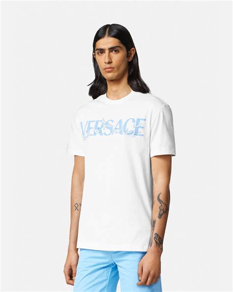 versace barocco logo t shirt|Versace barocco bikini.